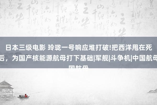   日本三级电影 玲珑一号响应堆打破!把西洋甩在死后，为国产核能源航母打下基础|军舰|斗争机|中国航母